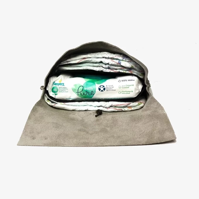 Mozz Luieretui Ice Grey 7 Mozz Luieretui Ice Grey - Afbeelding 5