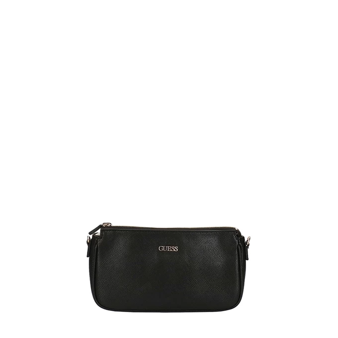 Guess Noelle Dbl Pouch Crossbody Black 7 Guess Noelle Dbl Pouch Crossbody Black - Afbeelding 5