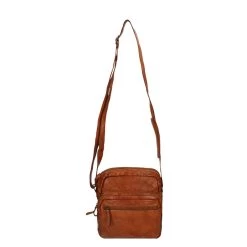 Bear Design Cow Lavato Schoudertas M Cognac -Mode Bagagewinkel image 5485