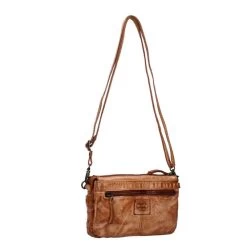 Bear Design Cow Lavato Woven Clutch Cognac -Mode Bagagewinkel image 5880