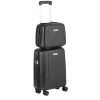 CarryOn Skyhopper 4 Wiel Trolley 55 + Beautycase Set Black -Mode Bagagewinkel image 593