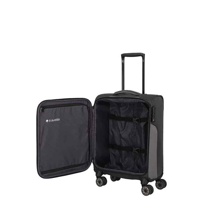 Travelite Viia 4 Wheel Trolley S Anthracite 8 Travelite Viia 4 Wheel Trolley S Anthracite - Afbeelding 7