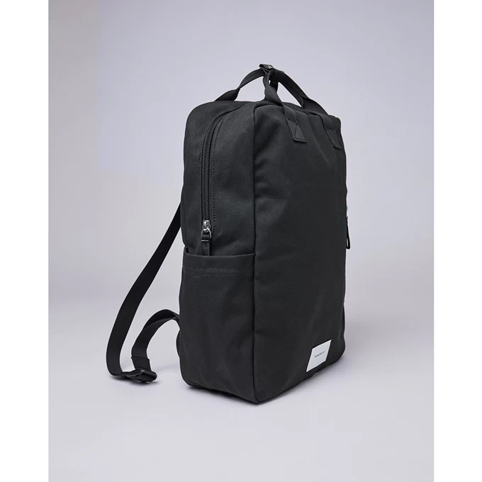 Sandqvist Knut Backpack II Black With Black Webbing 5 Sandqvist Knut Backpack II Black With Black Webbing - Afbeelding 3