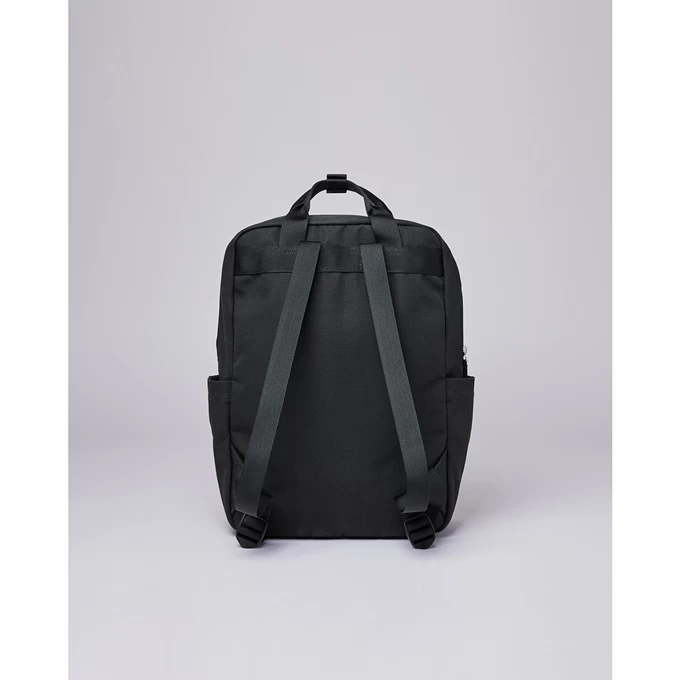 Sandqvist Knut Backpack II Black With Black Webbing 6 Sandqvist Knut Backpack II Black With Black Webbing - Afbeelding 4