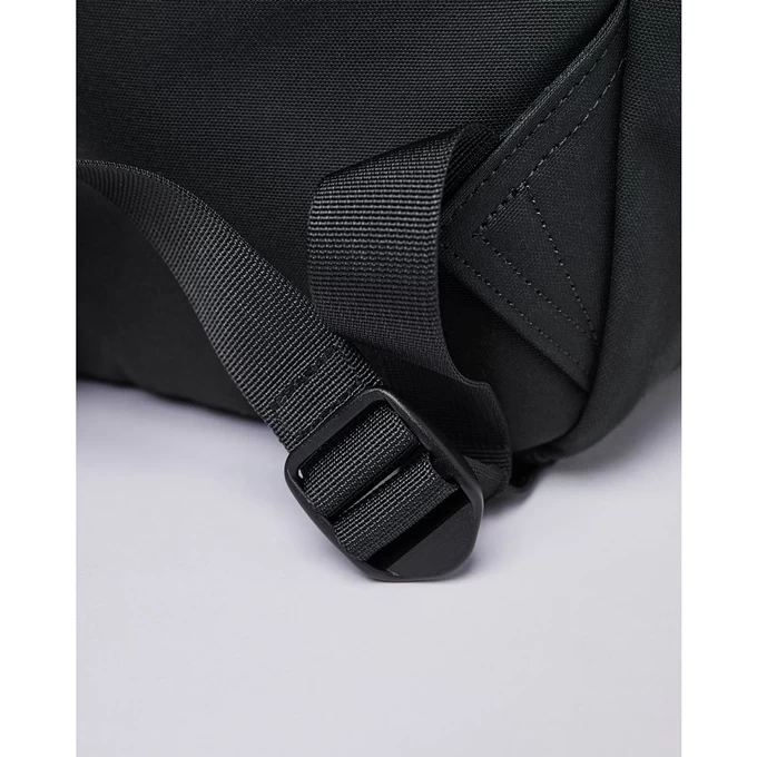 Sandqvist Knut Backpack II Black With Black Webbing 8 Sandqvist Knut Backpack II Black With Black Webbing - Afbeelding 6