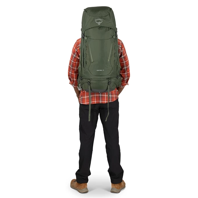 Osprey Kestrel 58 L/XL Bonsai Green 4 Osprey Kestrel 58 L/XL Bonsai Green - Afbeelding 2