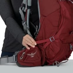 Osprey Ariel 55 Womens Backpack M/L Claret Red -Mode Bagagewinkel image 7375
