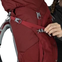 Osprey Ariel 55 Womens Backpack M/L Claret Red -Mode Bagagewinkel image 7376