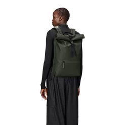 Rains Rolltop Rucksack W3 Green -Mode Bagagewinkel image 8073