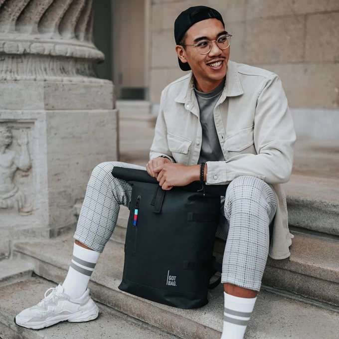 GOT BAG Rolltop Backpack Shark 4 GOT BAG Rolltop Backpack Shark - Afbeelding 2