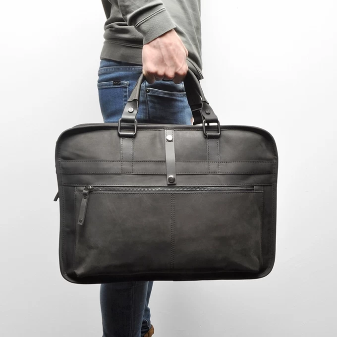 Berba Barbarossa Laptoptas 17" Black 4 Berba Barbarossa Laptoptas 17" Black - Afbeelding 2