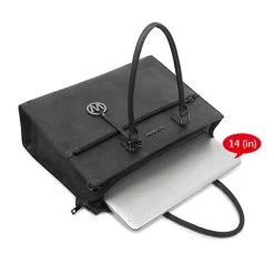 Wimona Franca 14'' Laptoptas Zwart -Mode Bagagewinkel image 8432