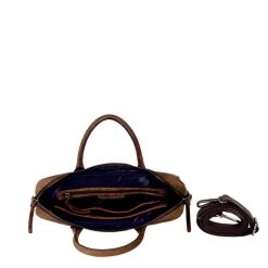 DSTRCT Wall Street Laptopbag 14" Brown -Mode Bagagewinkel image 8437