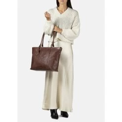 Burkely Cool Colbie Wide Tote 15,6" Brown -Mode Bagagewinkel image 8550