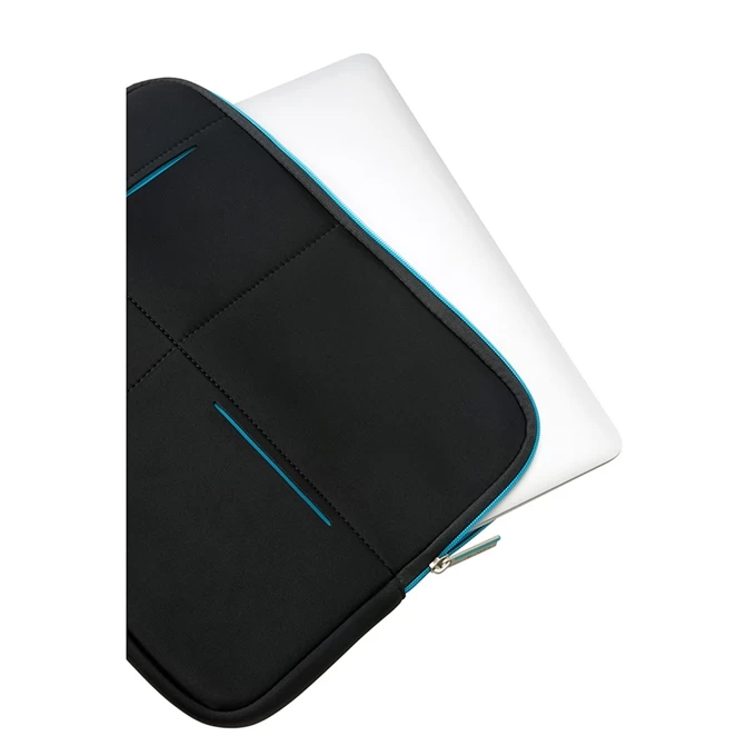 Samsonite Airglow Laptop Sleeve 14.1" Black / Blue 4 Samsonite Airglow Laptop Sleeve 14.1" Black / Blue - Afbeelding 2