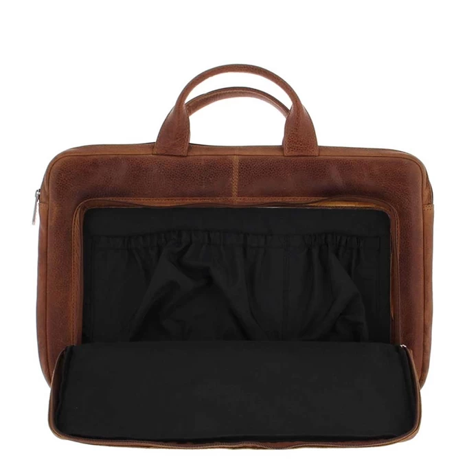 Plevier Urban Zuidas Laptop Sleeve 17.3" Cognac 7 Plevier Urban Zuidas Laptop Sleeve 17.3" Cognac - Afbeelding 5