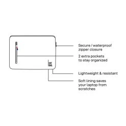 GOT BAG Laptop Sleeve 15'' Black 21 GOT BAG Laptop Sleeve 15'' Black -Mode Bagagewinkel image 8683