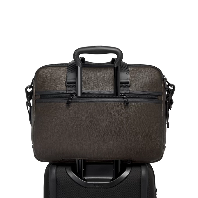 Tumi Alpha Bravo Albany Advanced Brief Dark Brown 8 Tumi Alpha Bravo Albany Advanced Brief Dark Brown - Afbeelding 6