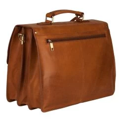 Burkely Vintage Dean Briefcase Cognac -Mode Bagagewinkel image 8743