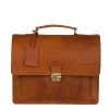 Burkely Scott Vintage Briefcase 2 Compartment Cognac -Mode Bagagewinkel image 8799