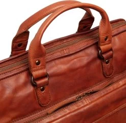 The Chesterfield Brand Richmond Laptoptas Cognac -Mode Bagagewinkel image 8874