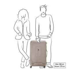 Delsey Moncey 4 Wheel Trolley 82 Pink 9 Delsey Moncey 4 Wheel Trolley 82 Pink -Mode Bagagewinkel image 933