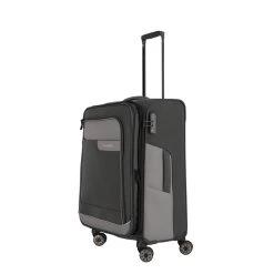 Travelite Viia 4 Wheel Trolley M Expandable Anthracite -Mode Bagagewinkel image 998