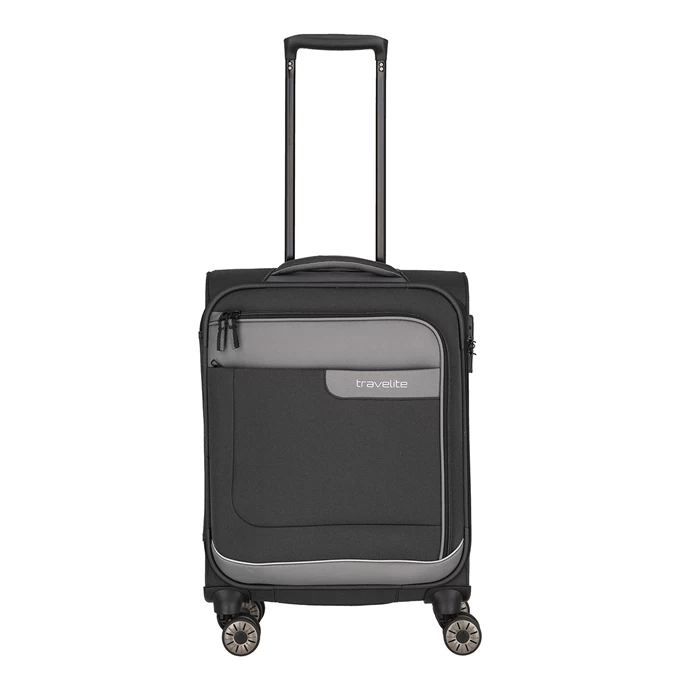Travelite Viia 4 Wheel Trolley S Anthracite 2 Travelite Viia 4 Wheel Trolley S Anthracite